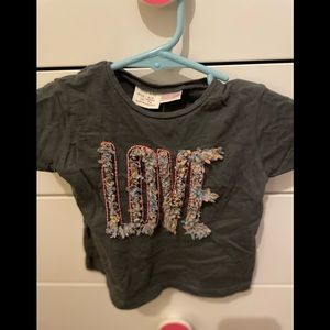 Baby girl LOVE Zara  tshirt